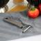Martha Stewart Taupe Stainless Steel Swivel Peeler Kitchen Utensil